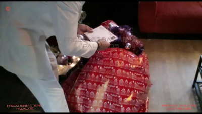 Мама, я атрымаў свой калядны падарунак валасатая бландынка, сука-мама з вялікай дупай, без розуму ад члена